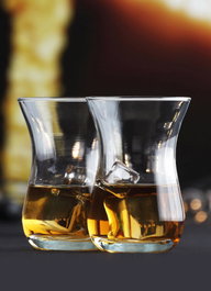 Hermia Juego de 6 Vasos de Té de Vidrio Transparente